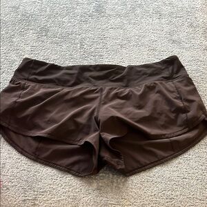 Women's Brown Athletic Shorts